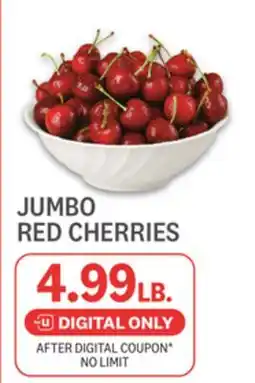 Kings Food Markets JUMBO RED CHERRIES offer