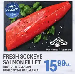 Kings Food Markets WILD CAUGHT FRESH SOCKEYE SALMON FILLET offer