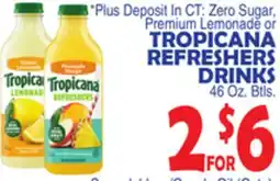 Bravo Supermarkets TROPICAL REFRESHERS DRINKS offer