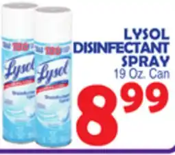 Bravo Supermarkets LYSOL DISINFECTANT SPRAY offer