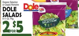 Bravo Supermarkets DOLE SALADS offer