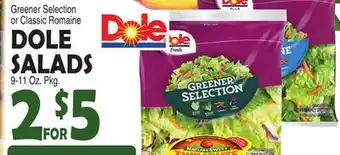 Bravo Supermarkets DOLE SALADS offer