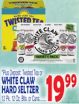 Bravo Supermarkets WHITE CLAW HARD SELTZER offer