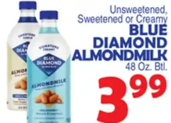 Bravo Supermarkets BLUE DIAMOND ALMONDMILK offer