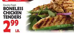 Bravo Supermarkets Country Fresh BONELESS CHICKEN TENDERS offer