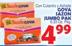 Bravo Supermarkets GOYA SAZON JUMBO PK offer
