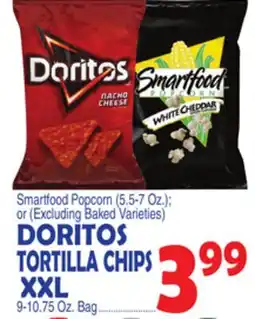 Bravo Supermarkets DORITOS TORTILLA CHIPS XXL offer