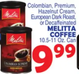 Bravo Supermarkets MELITTA COFFEE offer