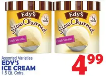 Bravo Supermarkets EDY'S ICE CREAM offer