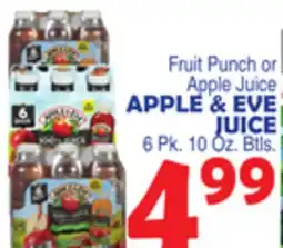 Bravo Supermarkets APPLE & EVE JUICE offer