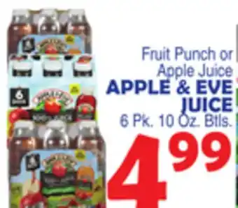 Bravo Supermarkets APPLE & EVE JUICE offer