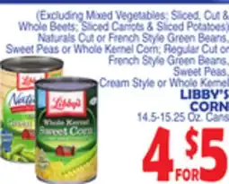 Bravo Supermarkets LIBBY'S CORN offer