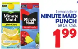 Bravo Supermarkets MINUTE MAID PUNCH offer