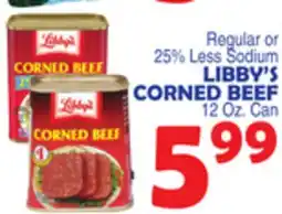 Bravo Supermarkets LIBBY'S CORNED BEEF offer