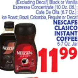 Bravo Supermarkets NESCAFÉ CLASICO INSTANT COFFEE offer