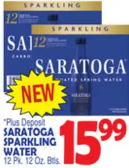 Bravo Supermarkets SARATOGA SPARKLING WATER offer