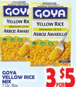 Bravo Supermarkets GOYA YELLOW RICE MIX offer