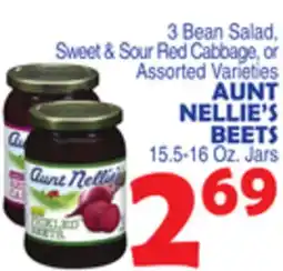 Bravo Supermarkets AUNT NELLIE'S BEETS offer