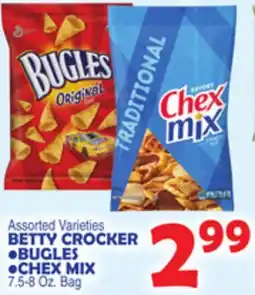 Bravo Supermarkets BETTY CROCKER BUGLES • CHEX MIX offer