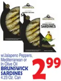 Bravo Supermarkets BRUNSWICK SARDINES offer