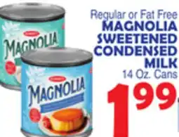 Bravo Supermarkets MAGNOLIA SWEETENED CONDENSED MILK offer