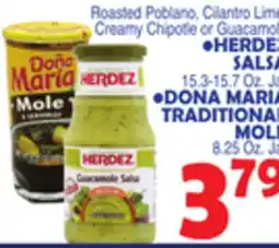 Bravo Supermarkets HERDEZ Salsa, DONA MARIA TRADITIONAL MOLE offer