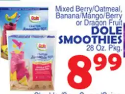 Bravo Supermarkets DOLE SMOOTHIES offer