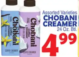 Bravo Supermarkets CHOBANI CREAMER offer