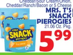 Bravo Supermarkets MRS. T'S SNACK PIEROGIES offer