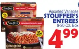 Bravo Supermarkets STOUFFER'S ENTREES offer