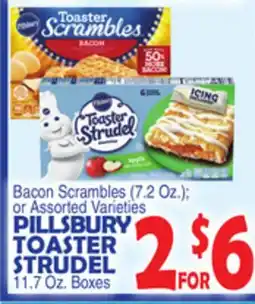 Bravo Supermarkets PILLSBURY TOASTER STRUDEL offer