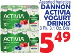 Bravo Supermarkets DANNON ACTIVIA YOGURT DRINKS offer