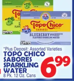 Bravo Supermarkets TOPO CHICO SABORES SPARKLING WATER offer