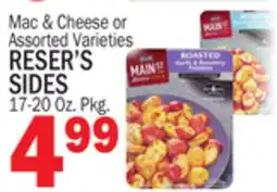 Bravo Supermarkets RESER'S SIDES offer
