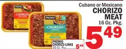 Bravo Supermarkets Cubano or Mexicano Chorizo Meat offer