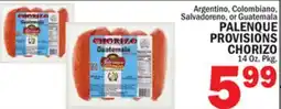 Bravo Supermarkets PALENQUE PROVISIONS CHORIZO offer