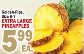 Bravo Supermarkets EXTRA LARGE PINEAPPLES offer