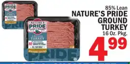 Bravo Supermarkets NATURE'S PRIDE GROUND TURKEY offer
