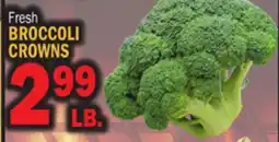 Bravo Supermarkets Fresh BROCCOLI CROWNS offer