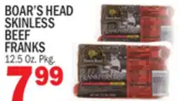 Bravo Supermarkets BOAR'S HEAD SKINLESS BEEF FRANKS offer