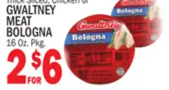 Bravo Supermarkets GWALTNEY MEAT BOLOGNA offer