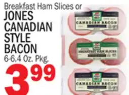 Bravo Supermarkets JONES CANADIAN STYLE BACON offer
