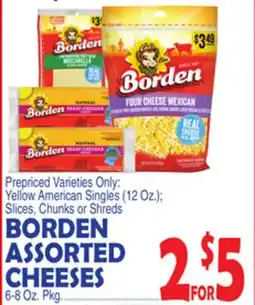Bravo Supermarkets BORDEN ASSORTED CHEESES offer