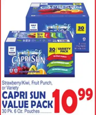 Bravo Supermarkets CAPRI SUN VALUE PACK offer