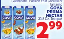 Bravo Supermarkets GOYA PRISMA NECTAR offer