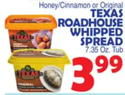Bravo Supermarkets TEXAS ROADHOUSE WHIPPED SPREAD offer