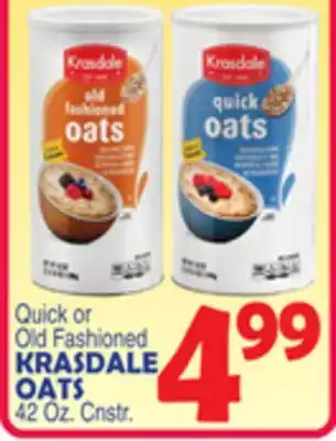 Bravo Supermarkets KRASDALE OATS offer