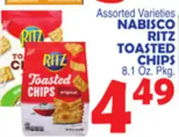 Bravo Supermarkets NABISCO RITZ TOASTED CHIPS offer
