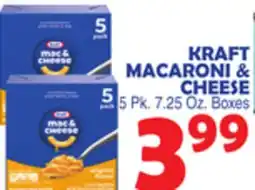 Bravo Supermarkets KRAFT MACARONI & CHEESE offer