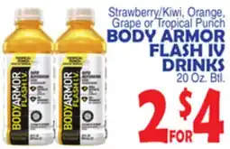 Bravo Supermarkets BODY ARMOR FLASH IV DRINKS offer